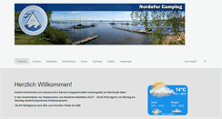 Desktop Screenshot of nordufercamping.de