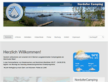 Tablet Screenshot of nordufercamping.de